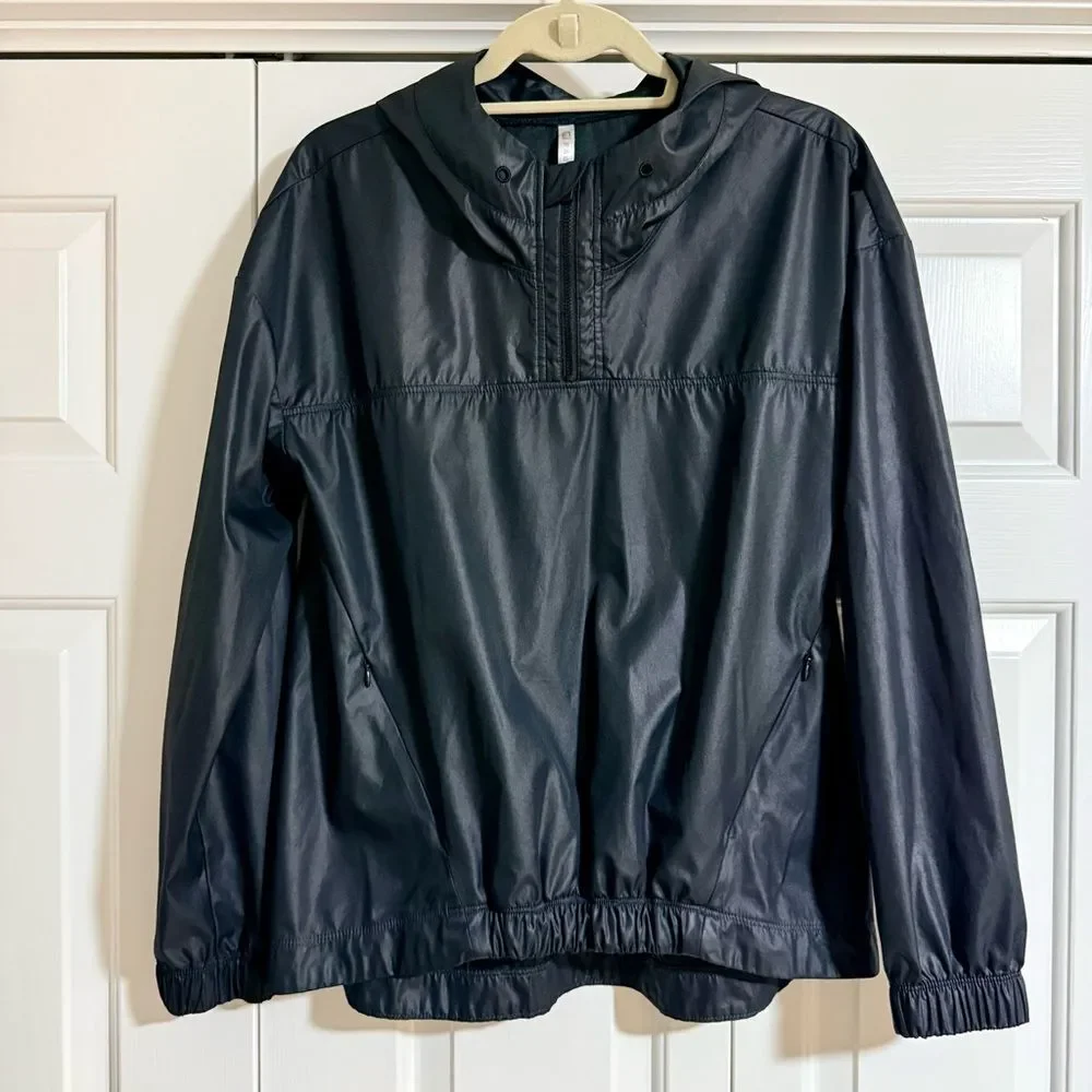 FABLETICS Europa Pullover II Hooded Jacket Black Medium